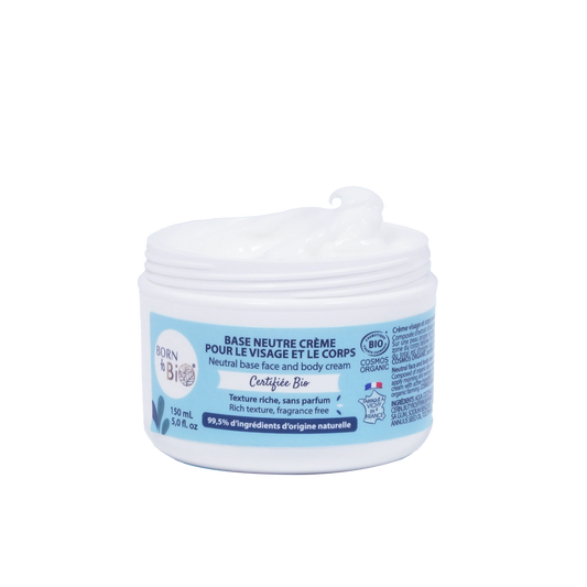 Crème visage et corps base neutre Certifiée Bio-0