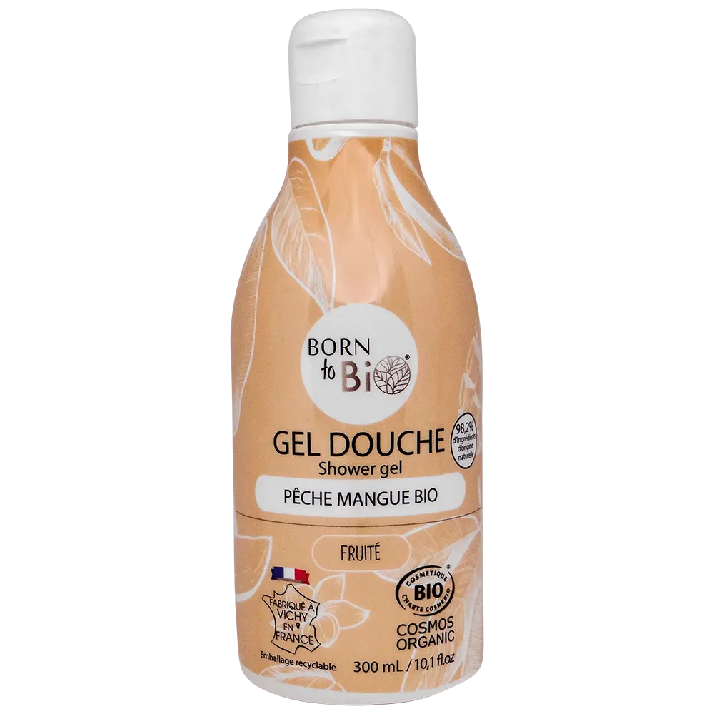 Gel Douche Pêche Mangue - Certifié Bio-0